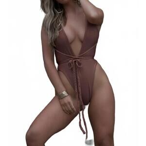 NEW KADIMAH caïssa braided one piece in bronze